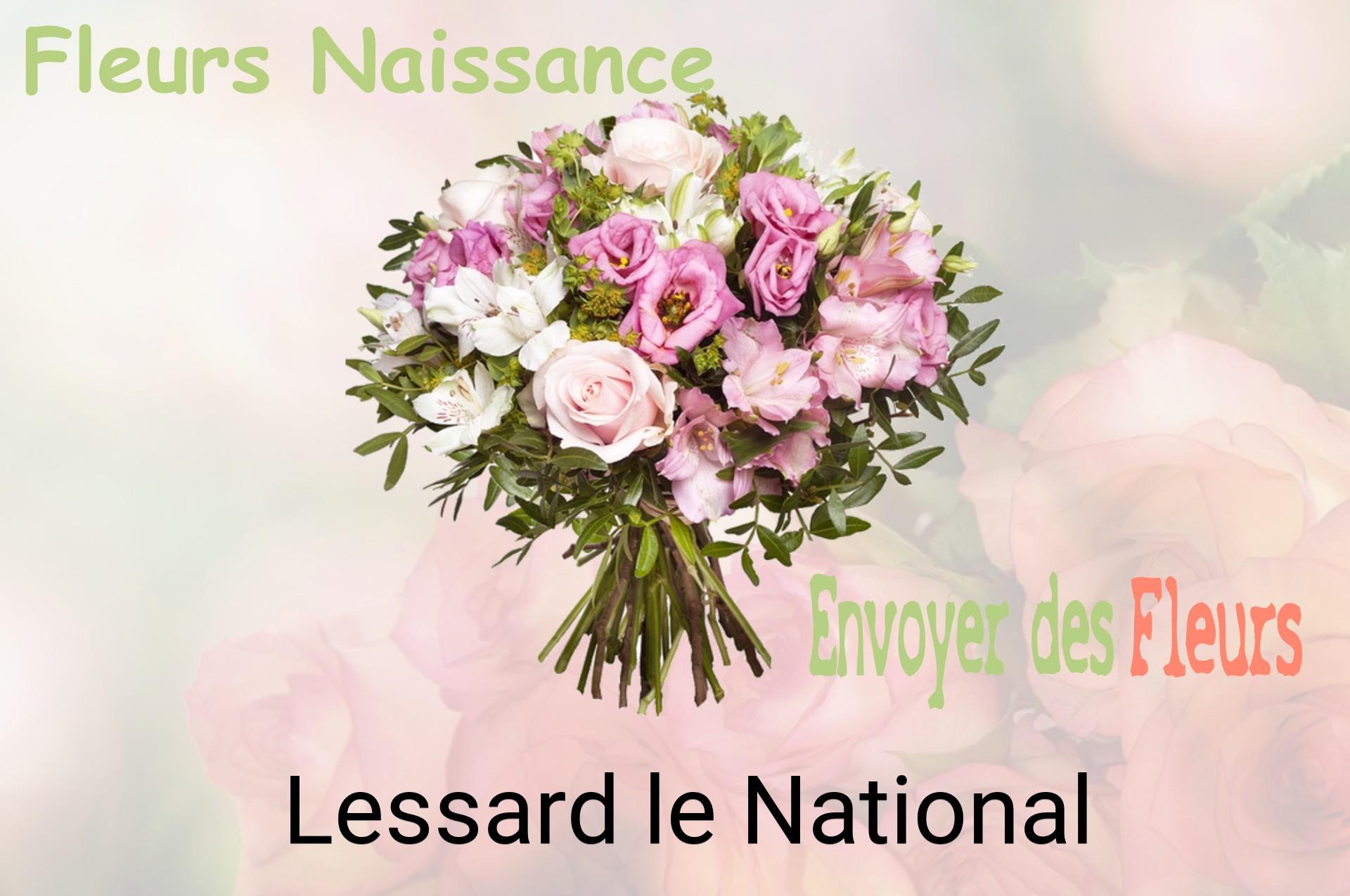 Bouquet de fleurs de naissance livré à Lessard-le-National