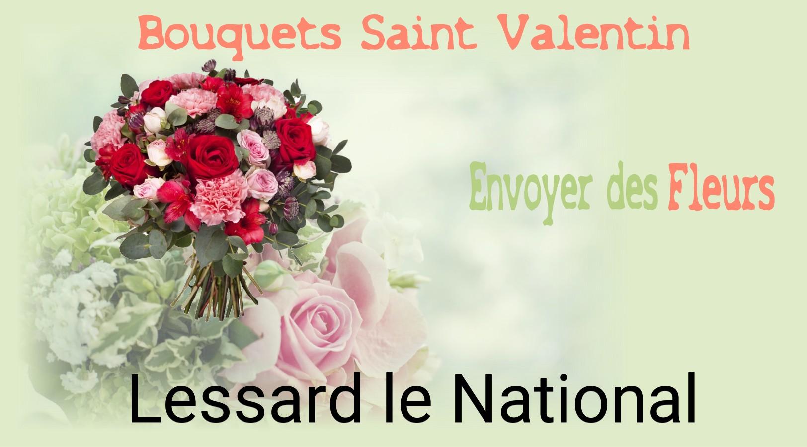 Roses de Saint-Valentin livrées à Lessard-le-National